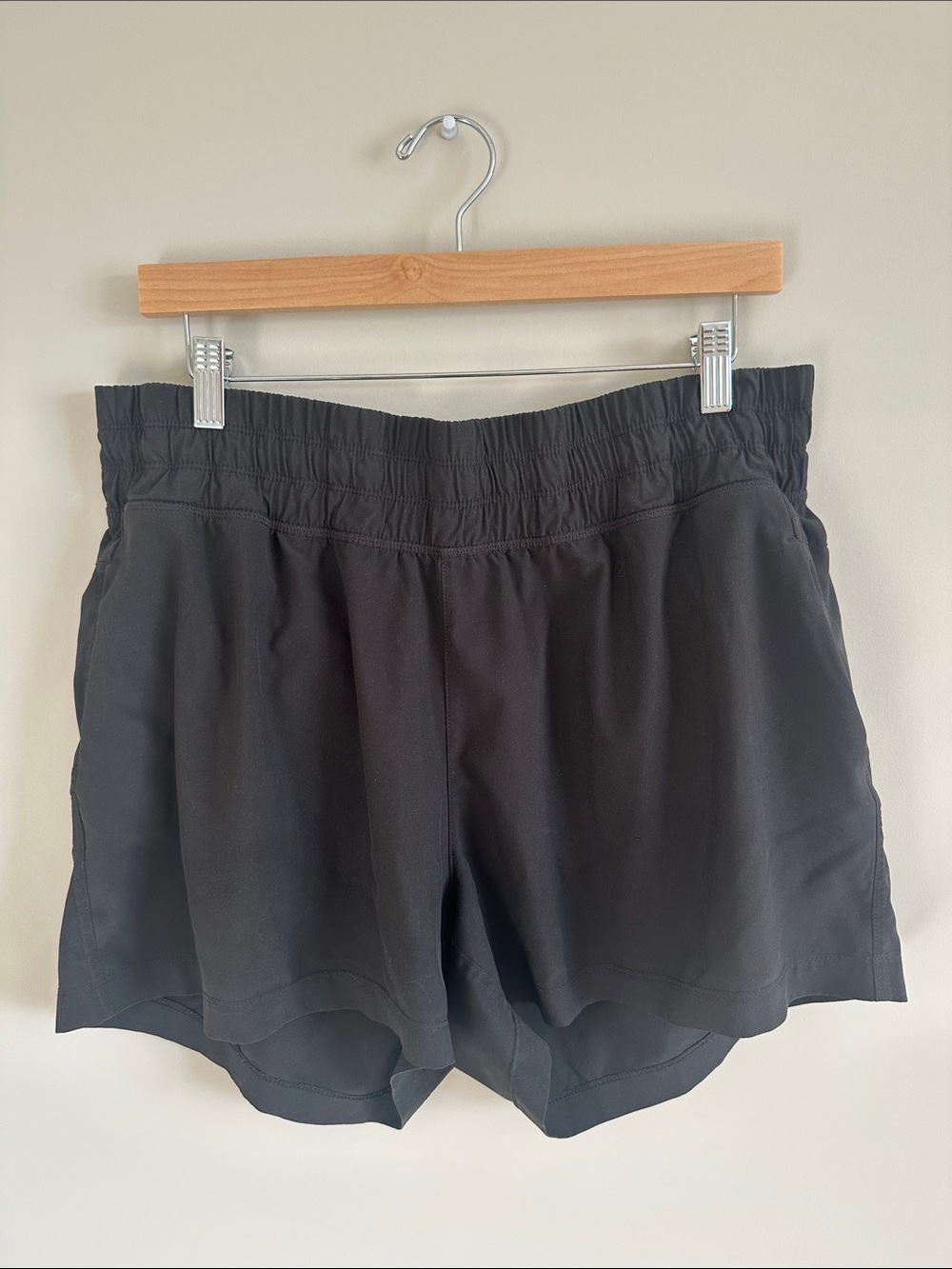 Free Fly Black Women's Athletic Shorts with Pockets